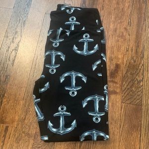 LuLaRoe Anchor Leggings OS